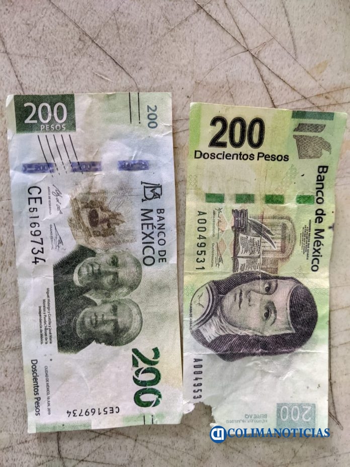 billetes falsos
