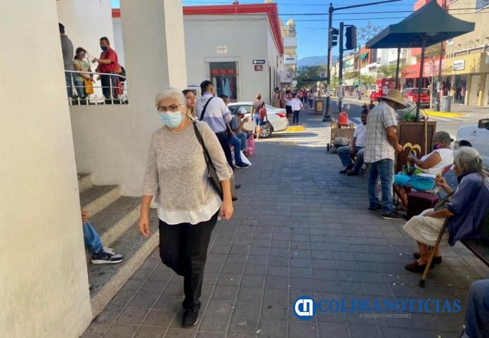 cubrebocas pandemia en colima