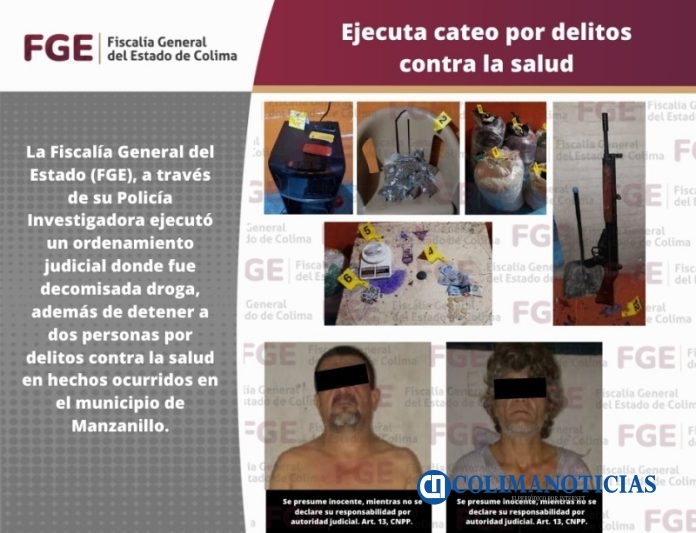Ejecuta cateo por delitos contra la salud