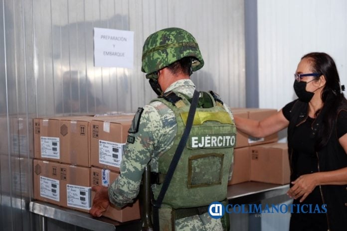 Llegan a Colima 84 mil dosis mas de vacuna anticovid