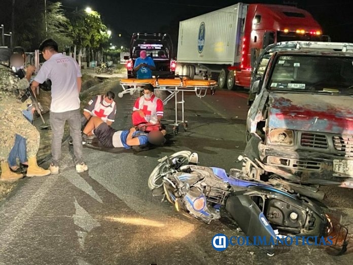 accidente de motociclistas