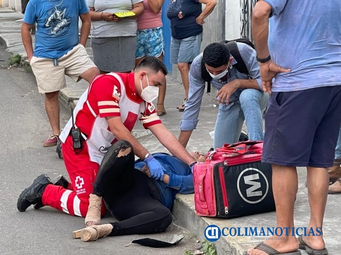 accidente entre motociclistas