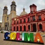 letrero turistico colima palacio y catedral