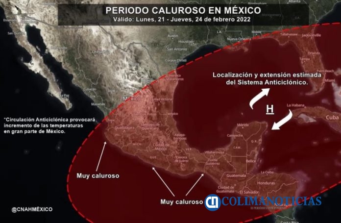 Advierte el SMN sobre ola de calor en Colima