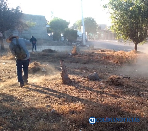 Liberan de maleza jardines para reforzar la seguridad