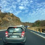 trafico autopista por obras
