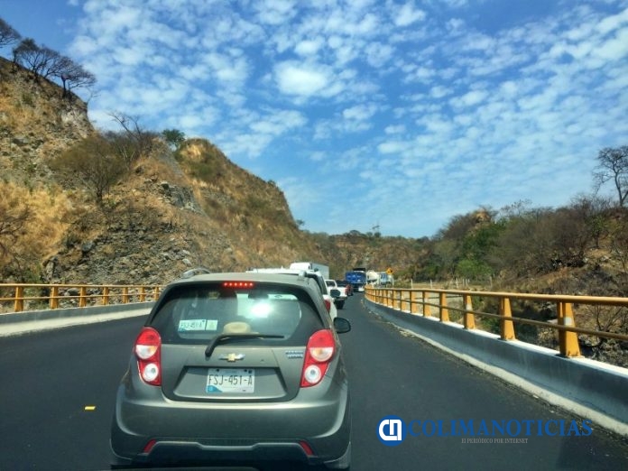 trafico autopista por obras