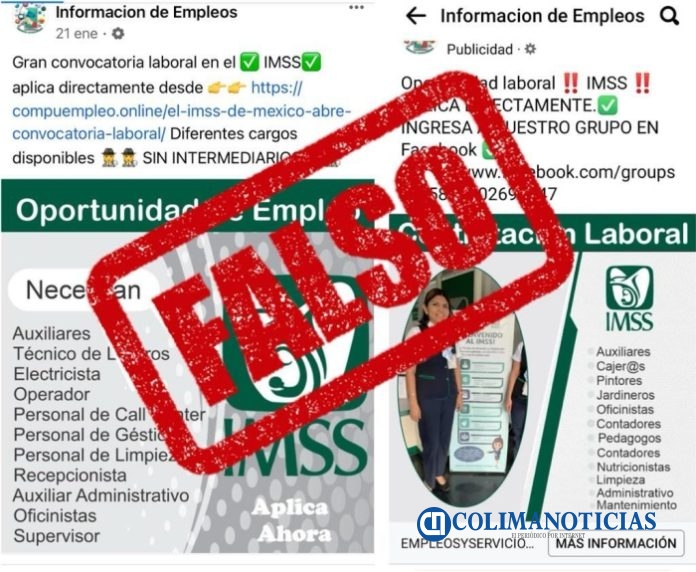 Advierte el IMSS sobre supuestas 'oportunidades de empleo' en redes sociales