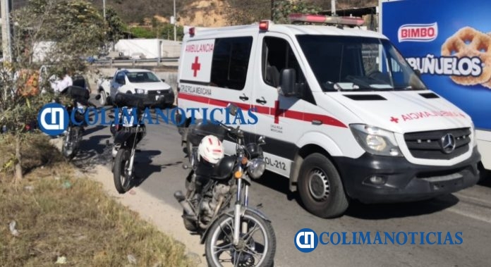 Chocan motociclistas en La Floresta