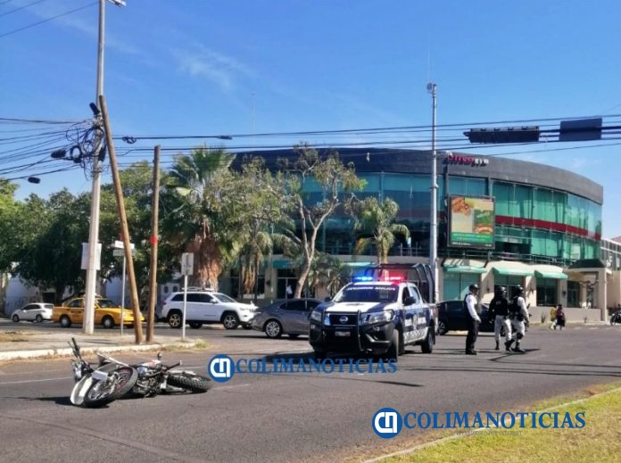 Reportan accidente en cruce de Av. Felipe Sevilla y Camino Real