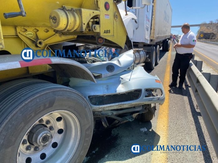 Reportan fuerte accidente en la autopista Colima-Guadalajara