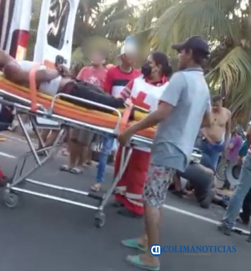 accidente entre motos