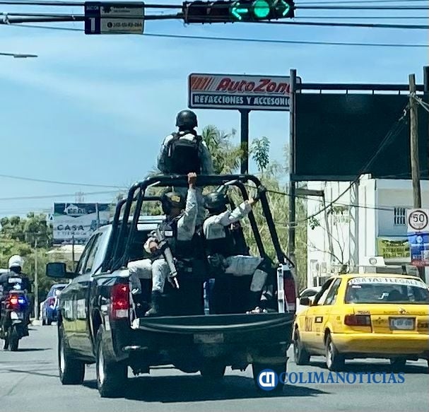 militares operativo colima