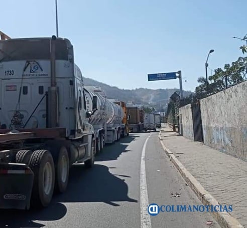 vialidades en puerto congestionadas