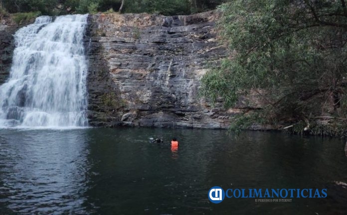 El Salto del Nogal ahogado