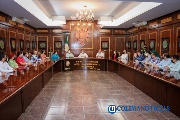 Firman convenio UdeC y Ayuntamiento de Comala