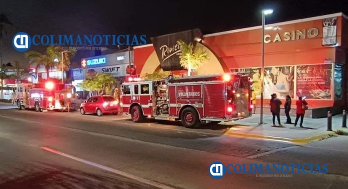 Se incendia casino de juegos en Manzanillo