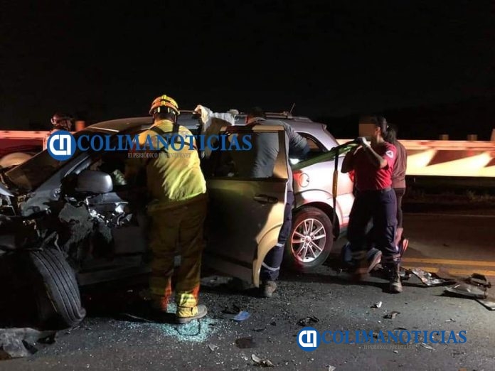 Un lesionado en aparatoso accidente sobre el libramiento El Naranjo