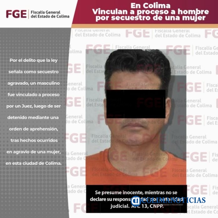 Vinculan a proceso a hombre por secuestro de una mujer