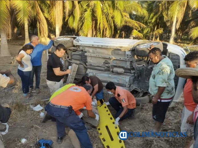 accidente volcadura