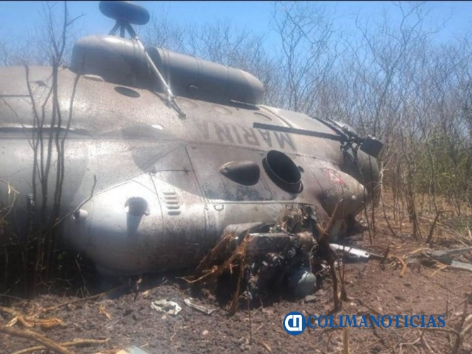 desplome helicóptero