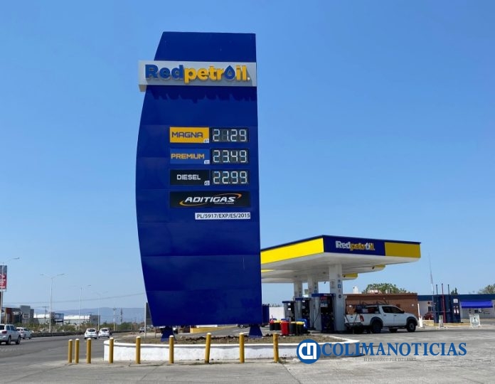 red petroil colima gasolina