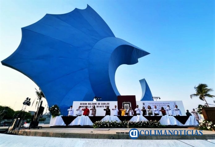 Celebra Ayuntamiento de Manzanillo el 168° Aniversario del Fundo Legal del municipio