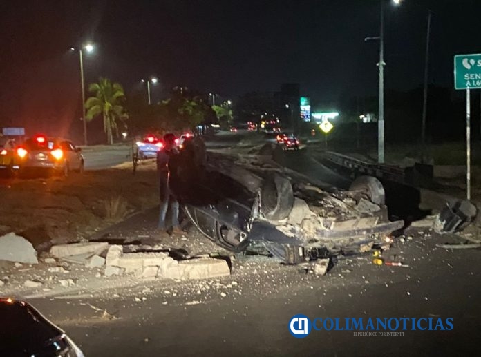 choque accidente en colima