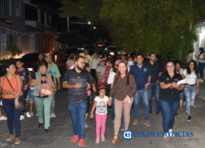 marcha exploratoria en colonia V. Bonfil