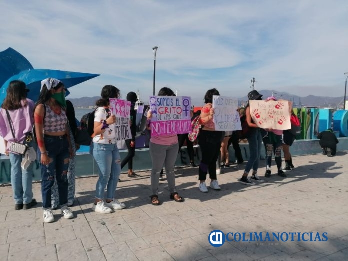 marcha feministas en mzllo 6