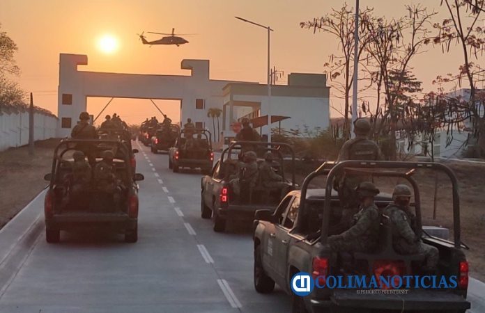 militares en colima