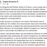 virgilio lamenta muerte de chapula