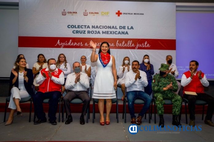Indira invita a colimenses a sumarse a Colecta Anual 2022 de la Cruz Roja