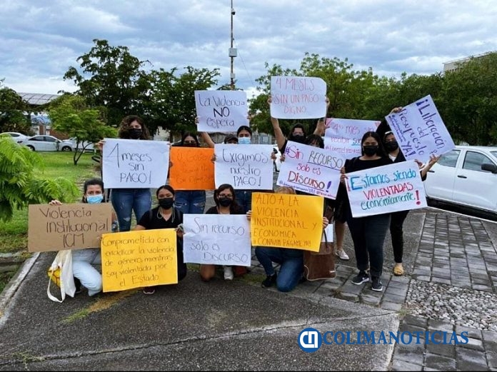 Personal del ICM se manifiestan por falta de pago