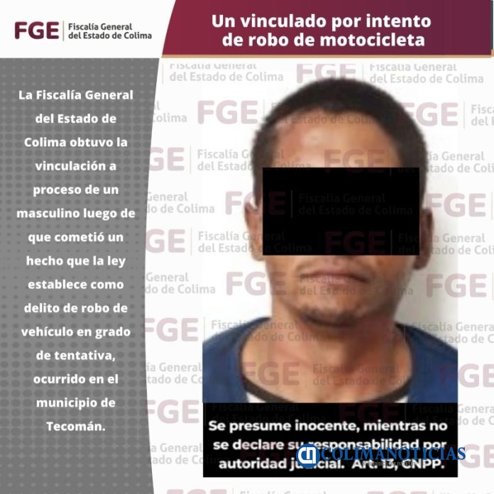Un vinculado por intento de robo de motocicleta
