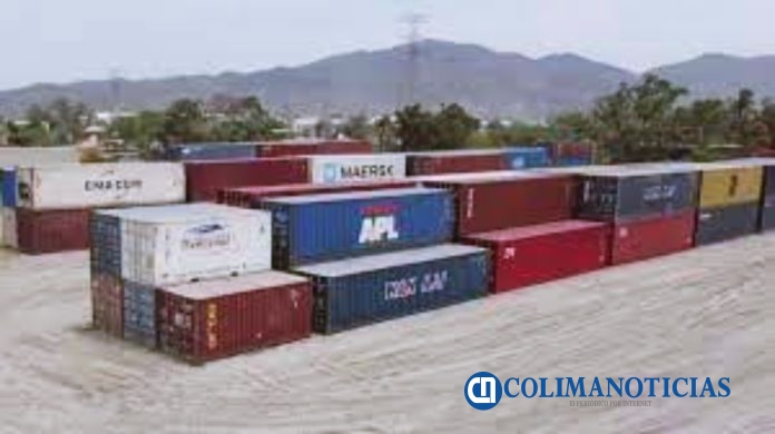 contenedores en Manzanillo
