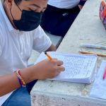 estudiante cubrebocas