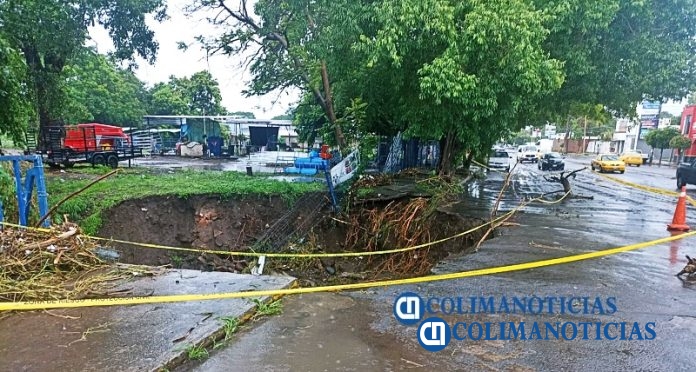 afectaciones en zona conurbada colima villa por lluvias2