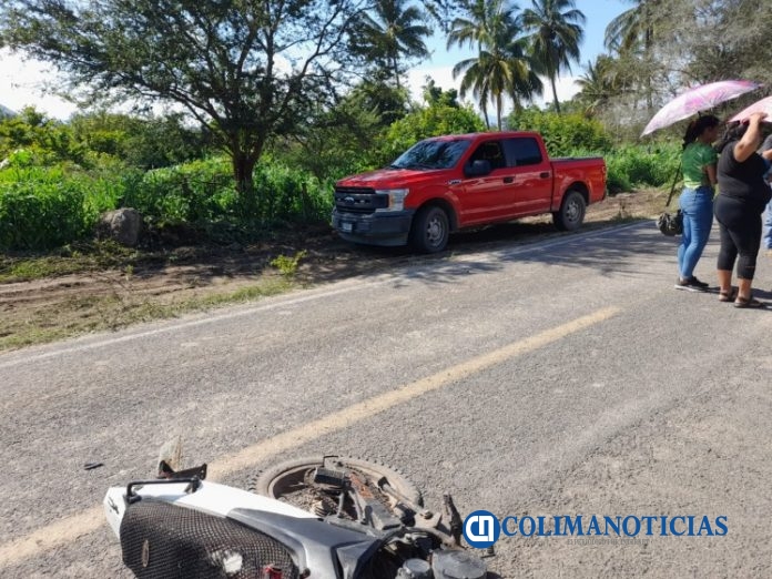 moto choca contra puente