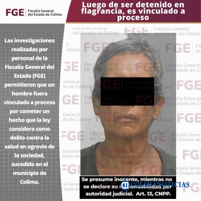 Luego de ser detenido en flagrancia es vinculado a proceso