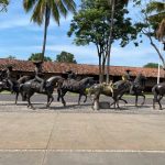 esculturas cabalgata de la villa