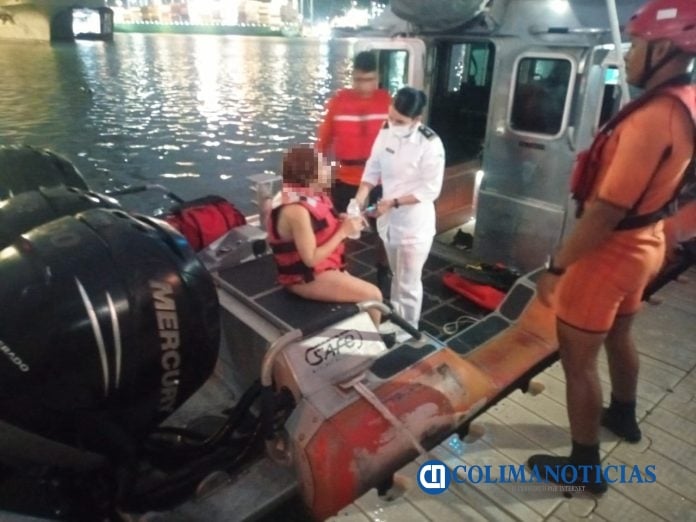 Personal Naval rescata a una femenina en peligro de ahogamiento en playas de Manzanillo