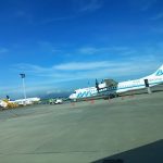 avion en aeropuerto de colima