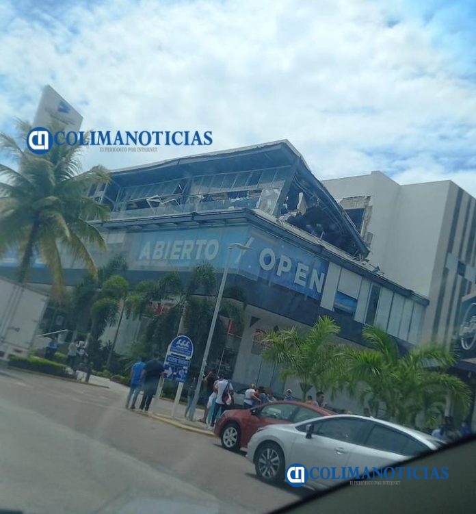 edificio afectado de manzanillo sismo