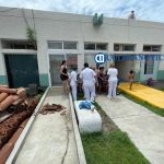 personal de salud tras sismo