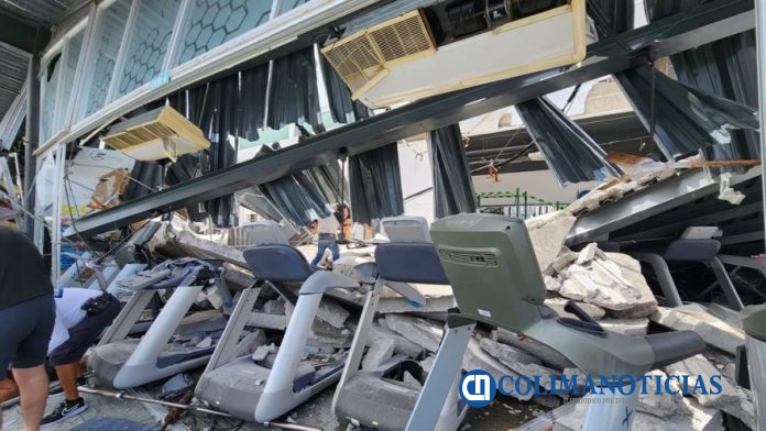 sismo 19 septiembre 2022 plaza gym manzanillo 1
