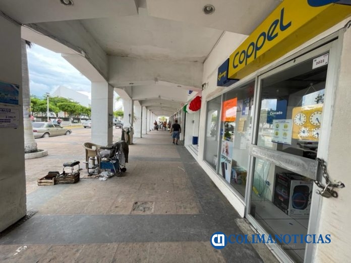 zona de comercios en tecoman