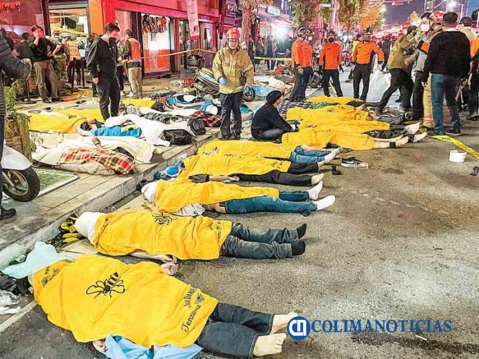 Estampida en Halloween deja al menos 151 muertos en Corea del Sur