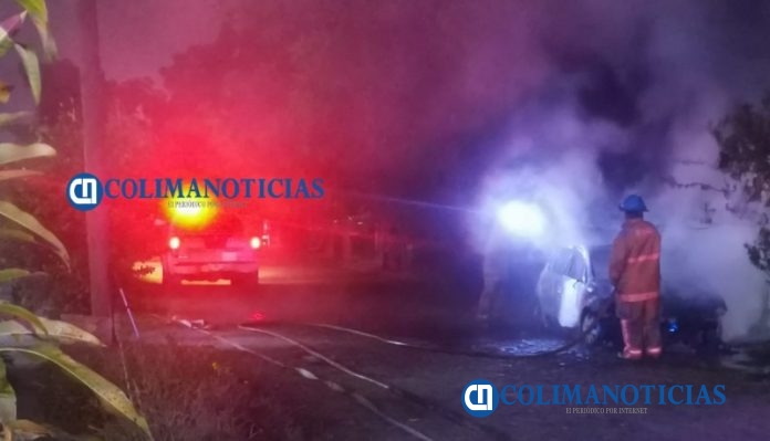 fuego en un auto la villa