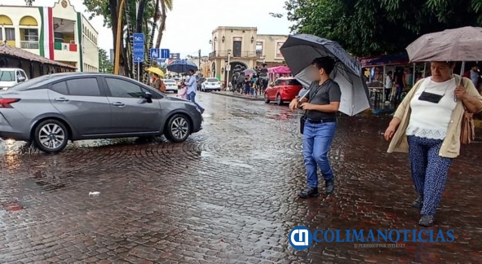 lluvia en Colima